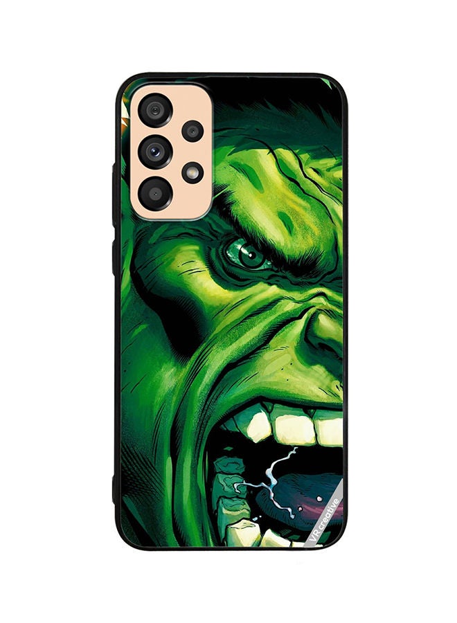 VR CREATIVE Protective Case Cover For Samsung Galaxy A33 5G Hulk Face Design Multicolour - Image 1