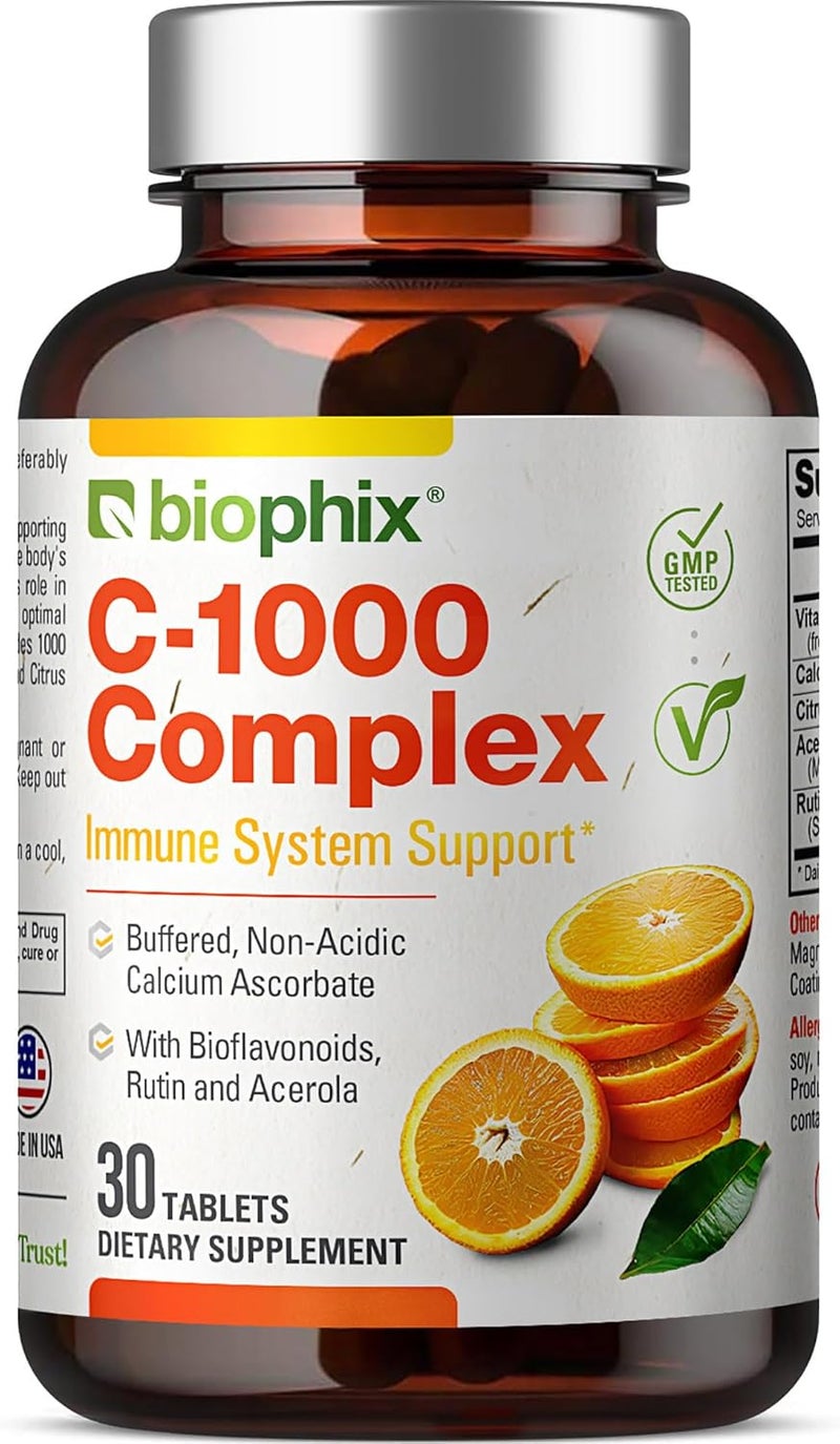 biophix أقراص دعم المناعة المعقدة C-1000 للبالغين - Image 1