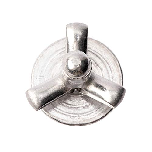ISPINNER 50pcs 3/16" x 4/5" Large Head Tri-Fold Exploding Aluminum Pop Rivets (Silver) - Image 2