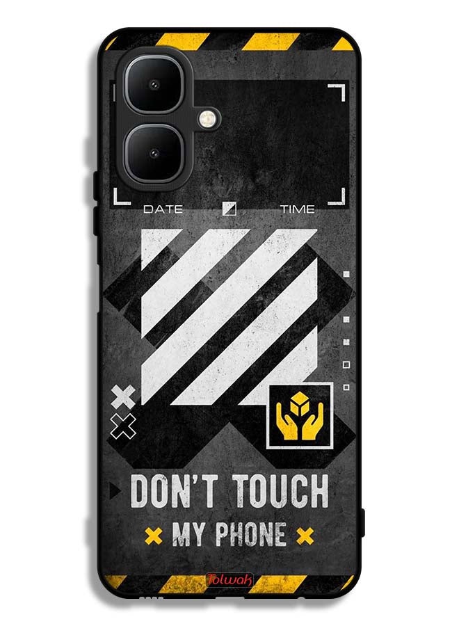 Tolwak Infinix Smart 10 Protective Case Cover Do Not Touch My Phone