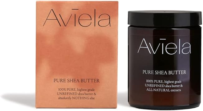 Aviela 100 Pure Shea Butter Face Body Moisturiser Intense Hydration Soft Skin Suitable for All Skin Types Vegan Cruelty Free 100 Natural Skin Care 180ml - Image 3