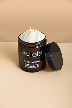 Aviela 100 Pure Shea Butter Face Body Moisturiser Intense Hydration Soft Skin Suitable for All Skin Types Vegan Cruelty Free 100 Natural Skin Care 180ml - Image 4