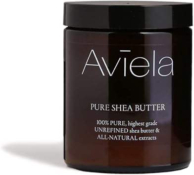 Aviela 100 Pure Shea Butter Face Body Moisturiser Intense Hydration Soft Skin Suitable for All Skin Types Vegan Cruelty Free 100 Natural Skin Care 180ml - Image 2