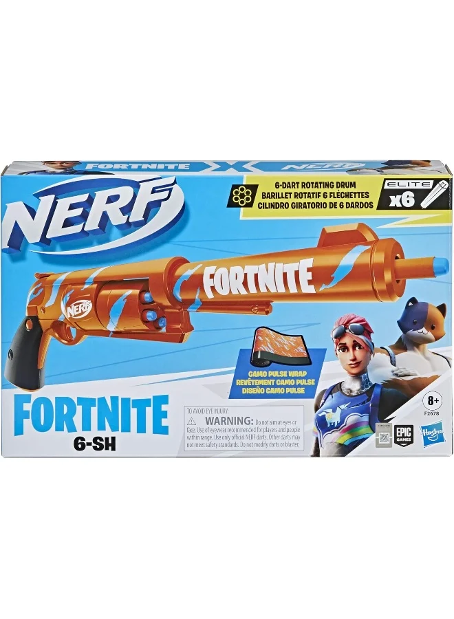 نيرف نيرف فورتنايت مسدس سداسي الطلقات - تمويه نبضي
