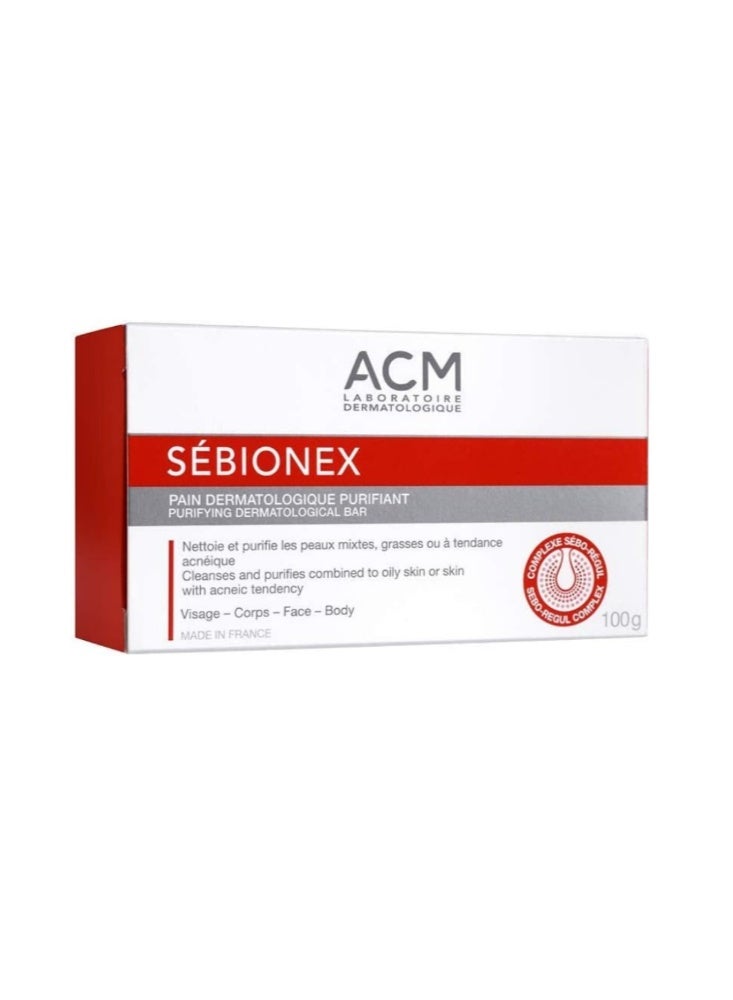 اكم لابرتوري ديرماتولوجيك ايه سي ام سيبيونكس قالب صابون منقي للبشرة المختلطة والدهنية 100 جم - Image 2