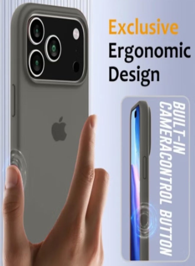 Silicone Case Cover iPhone 17 Pro Max Grey - Image 3