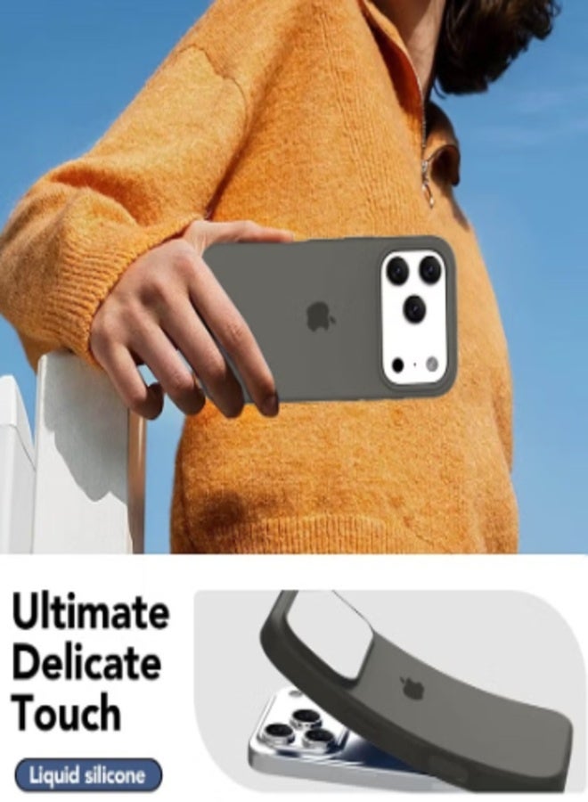 Silicone Case Cover iPhone 17 Pro Max Grey - Image 4