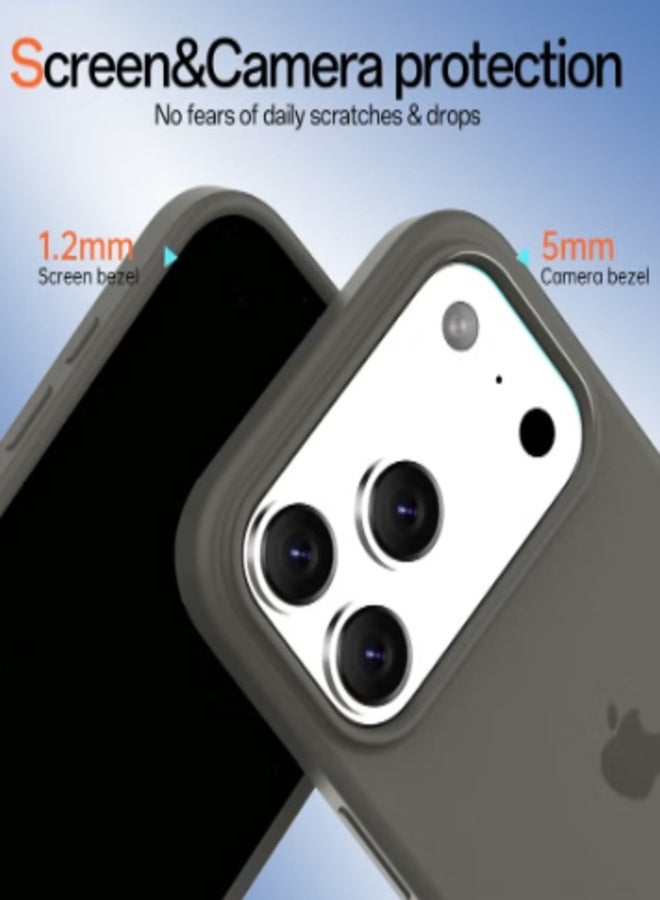 Silicone Case Cover iPhone 17 Pro Max Grey - Image 2