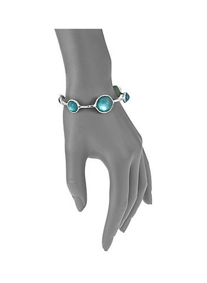 Ippolita - Mother Of Pearl Clear Quartz and Sterling Silver Bracelet for Women Denim - Image 1