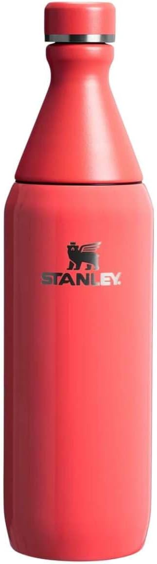 Stanley All Day Slim Bottle 0.6L/20oz in Hot Coral Gloss - Image 1