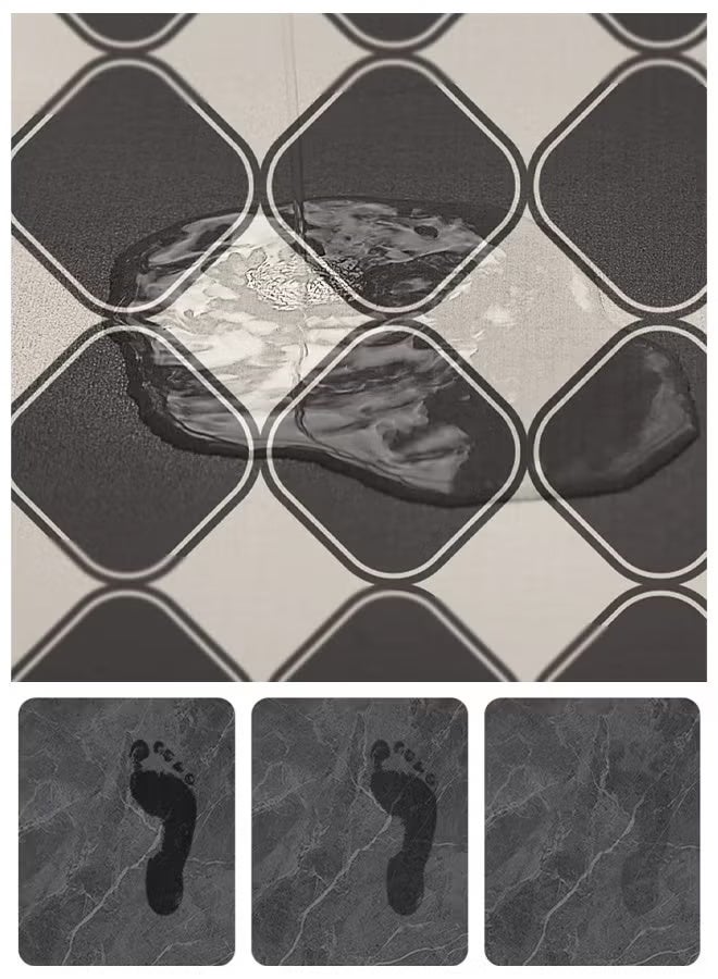 سجادة مطبخ للأرضية، سجادة مطبخ غير قابلة للانزلاق، مجموعة سجادة مطبخ مقاومة للتعب للممرات، سجادة خلفية للمطبخ، حوض الغسيل، الحمام، المكتب، سجادات مطبخ مقاومة للماء وغير قابلة للانزلاق - Image 3