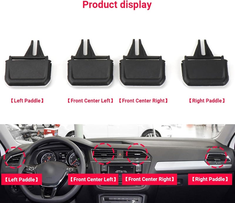 Wivplex A/C Vent Outlet Tab Clip Repair Kit for VW Tiguan L - Image 3