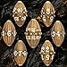 ARUOHHA DND Metal Dice Antique Gold Dragon Egg Dice with Rotating Dragon Egg Shell Role Playing Game RPG Polyhedral D and D Dice Set D20 D12 D10 D8 D6 D4 - Image 4