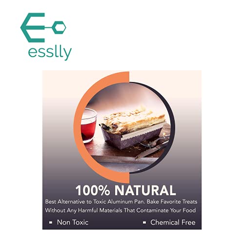 Esslly Disposable Bar Cake Mould Trays - 22x8x4.5 cm | Elegant Green Floret Design | Quality Corrugated Paper | Non-Stick, Oven Safe | Pack of 30 | Perfect for Baking - Image 4