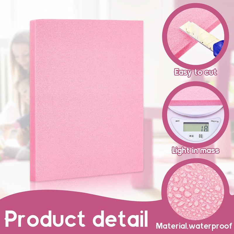 Frienda 12 Pcs Pink Insulation Foam Board 12" x 12" x 1/2" for DIY Crafts and Floral Arrangements - Image 3