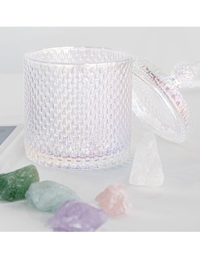 Crystal Diamond Faceted Home Basic Food Storage Set – Decorative Candy Jar with Crystal Lid, Ideal for storing sugar, candy, nuts, cookies, chocolate, trinkets and more. - Image 4