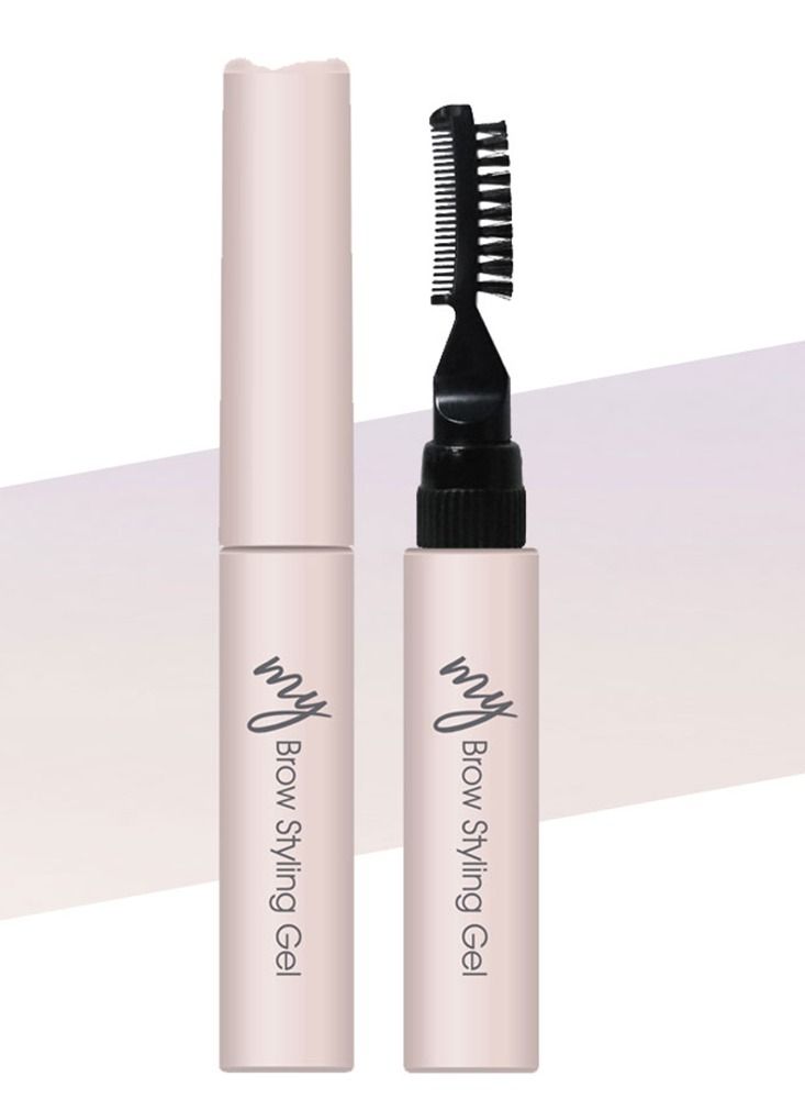 Music Flower قلم حواجب جل الحواجب من MusicFlower، كريم حواجب، مجموعة ثلاثة في واحد، مقاوم للماء وليس من السهل إزالته، ثلاثي الأبعاد - Image 5