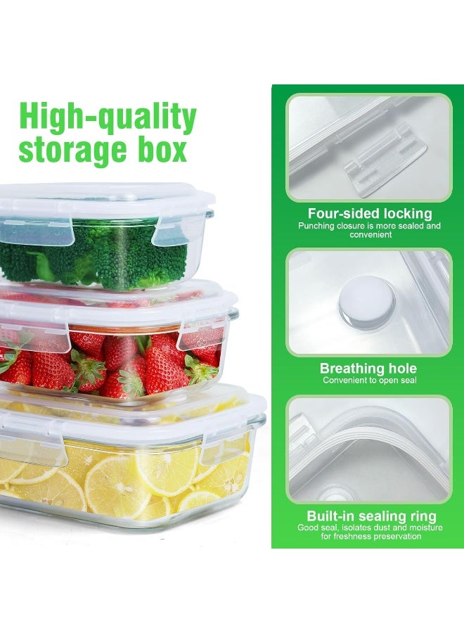 SKY-TOUCH 3PCS Glass Storage Containers - Image 2