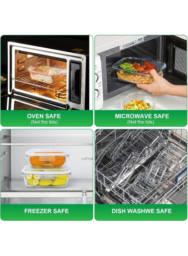 SKY-TOUCH 3PCS Glass Storage Containers - Image 5