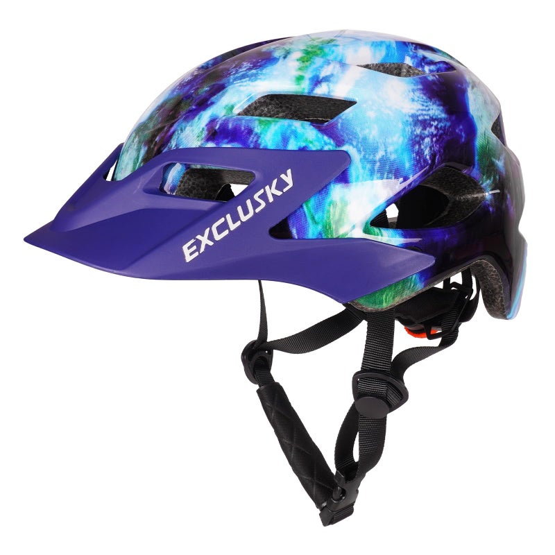 Exclusky Kids Bike Helmet Adjustable And Multi-Sport Boys Girls Helmet Ages 5-14 - Image 1
