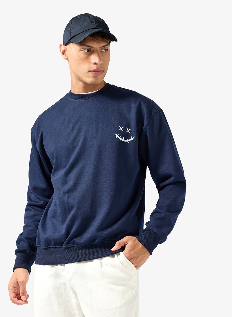 Seventy Five Basics Graphic Print Sweatshirts - Image 1