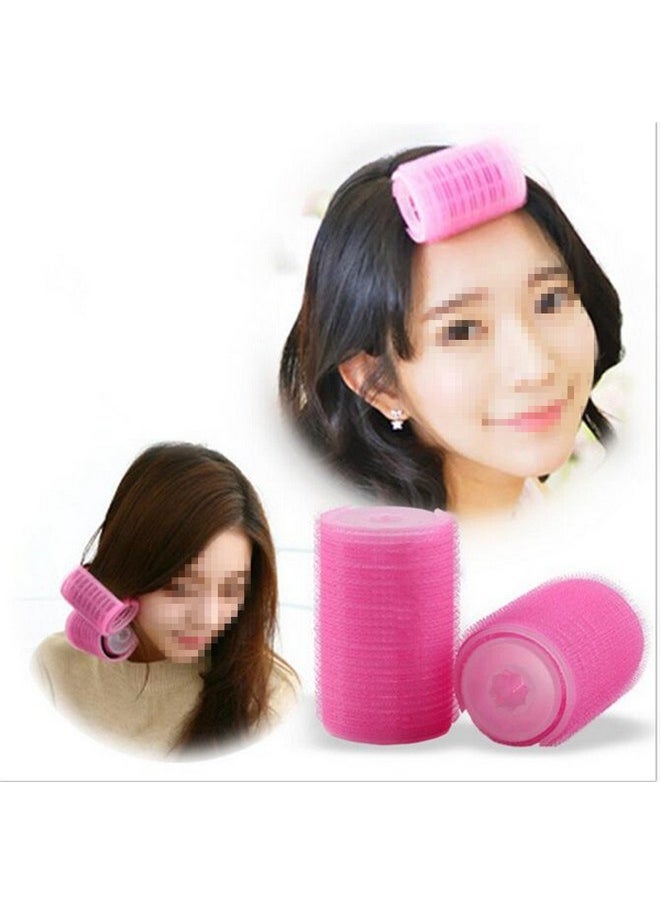 Wendy Mall 2Pcs/Set Plastic Hair Rollers Curlers Bangs Self-Adhesive Hair Volume Hair Curling Styling Tools Magic Women DIY Makeup Tools L  - Image 2