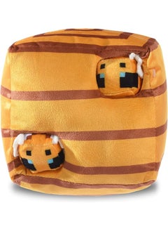 MINECRAFT For Pets 6" Bee Nest Burrow Style Puzzle Toy For Dogs With Crinkle Sound And Mini Bees Officially Licensed Mojang Studios Pet Products Gifts For Kids Who Love Video Games  - Image 1