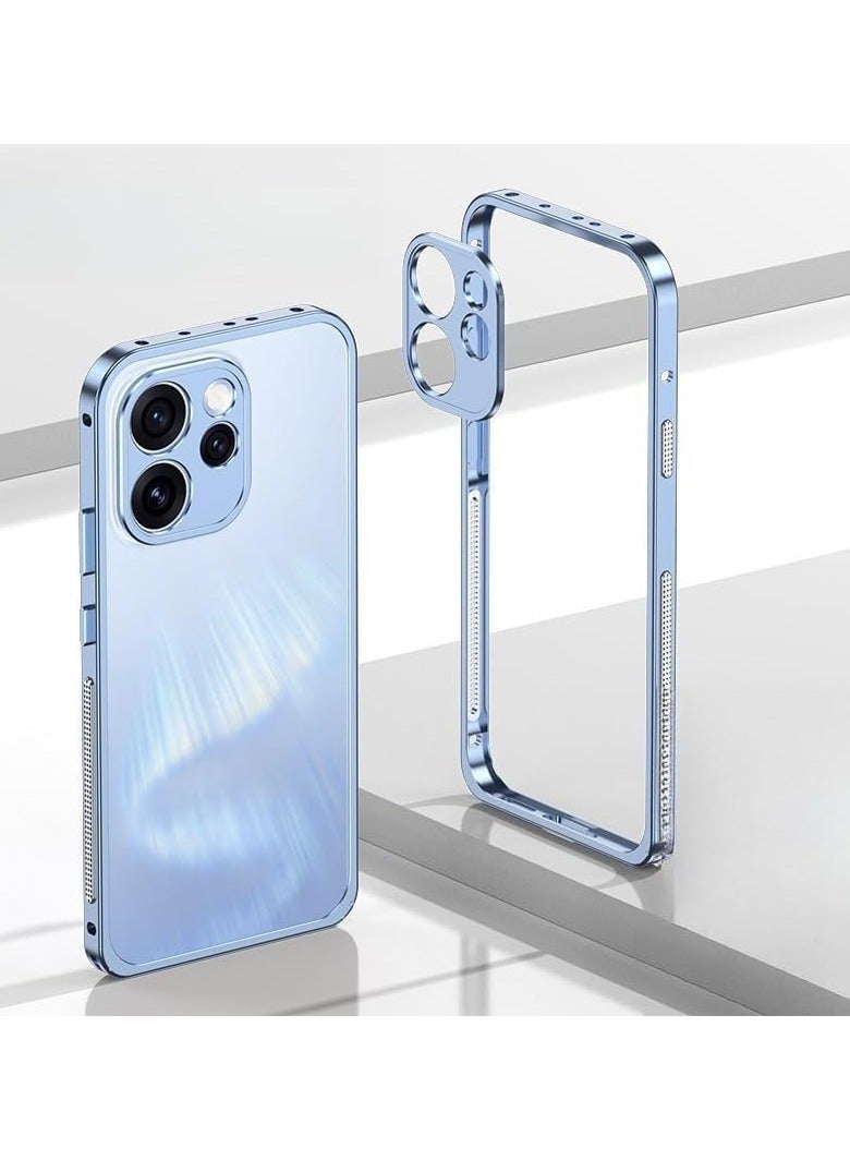 general Metal Frame Protective Case Compatible with OPPO Reno 15 Pro Cover Features lens cover and durable PC base shell Ultra-thin heat dissipation and drop protection case Suitable for OPPO Reno 15 Pro