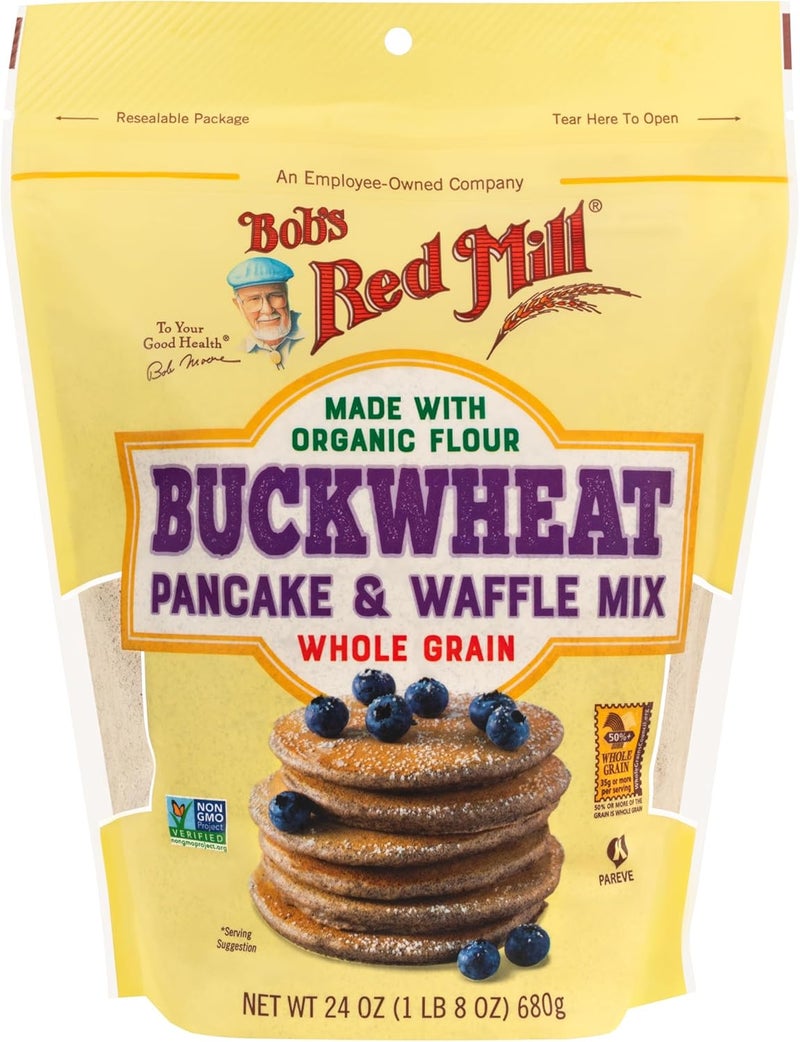 Bob's Red Mill Organic Buckwheat Pancake & Waffle Mix - 680g - Image 1