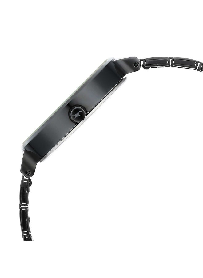 fastrack Women Metal Black Dial Analog Watch -Nr6265Nm01, Band Color-Black - Image 4