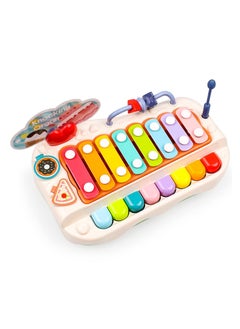 SYOSI SYOSI Baby Piano Toys, Toddler Musical Instruments Kids Multi-Function Piano, Early Educational Gift for 2 3 4 5 6 Year Old Boys Girls  - Image 1