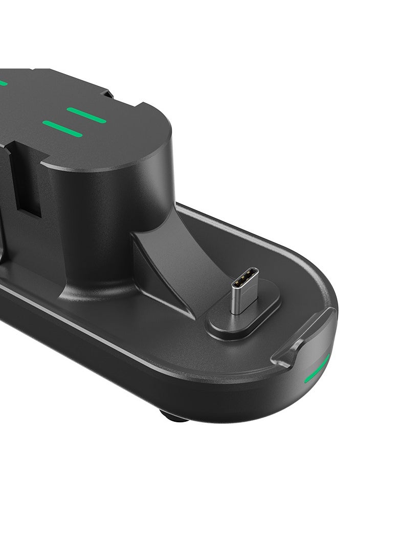 AOLION Charging Dock Stand for Nintendo Switch Joy-Con, 6 in 1 Type-C USB 2.0 Switch Charging Dock Stand for Joy-Con Controllers, Portable LED Display Charger Docking for Switch, Support Play While Charging  - Image 5