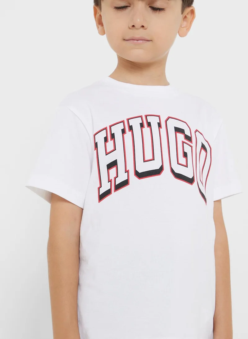 هوجو Kids Logo T-Shirt