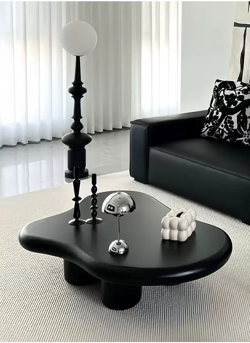 Generic - Modern Design Side Table Living Room Home Furniture Nordic Style Irregular Shape Coffee Table in Cloud shape Simple Small Household Shaped Table Tea Table for Living Room Balcony Garden, Living Room Table Bed Room 120 cm - Image 1