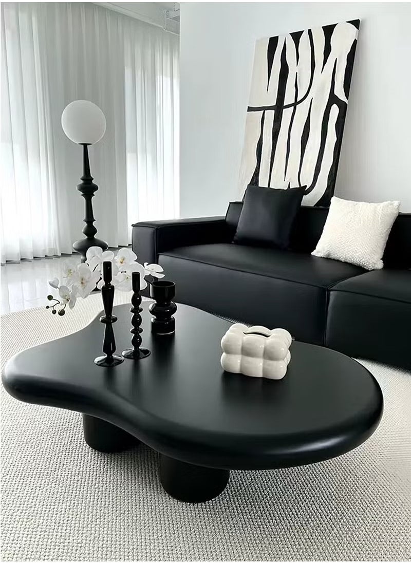 Generic - Modern Design Side Table Living Room Home Furniture Nordic Style Irregular Shape Coffee Table in Cloud shape Simple Small Household Shaped Table Tea Table for Living Room Balcony Garden, Living Room Table Bed Room 120 cm - Image 1
