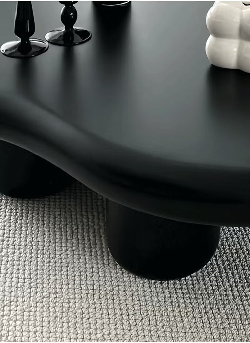 Generic - Modern Design Side Table Living Room Home Furniture Nordic Style Irregular Shape Coffee Table in Cloud shape Simple Small Household Shaped Table Tea Table for Living Room Balcony Garden, Living Room Table Bed Room 120 cm - Image 1