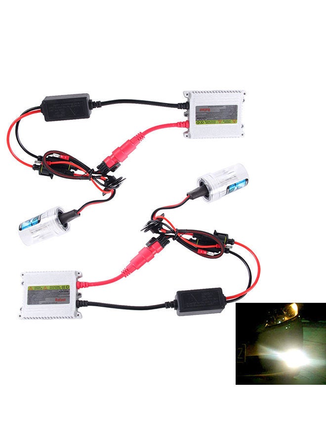 NIBEMINENT DC12V 35W 2x H7 Slim HID Xenon Light High Intensity Discharge Lamp - Image 2