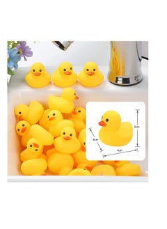 Peachjoy MINI Rubber Ducks,Little Rubber Ducks Tiny Baby Shower Rubber Ducks,Squeak Fun Rubber Ducks in Bulk Bath Toy Float Decorations for Shower Birthday Party Favors,20Pcs  - Image 2