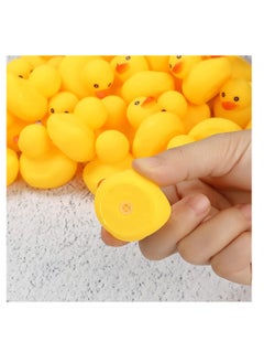 Peachjoy MINI Rubber Ducks,Little Rubber Ducks Tiny Baby Shower Rubber Ducks,Squeak Fun Rubber Ducks in Bulk Bath Toy Float Decorations for Shower Birthday Party Favors,20Pcs  - Image 3