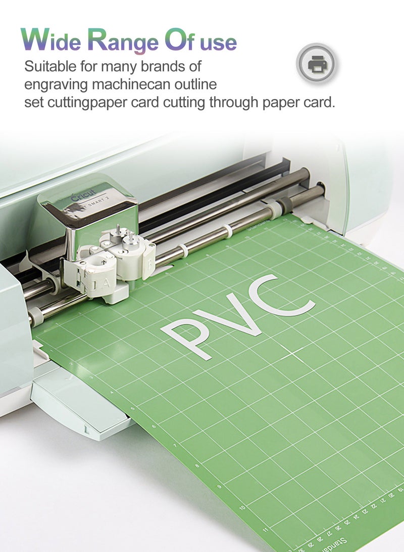 4 Pack 12 * 12 Inch Cutting Mat (Standard, Light, Strong, FabricGrip) Compatible with Cricut Maker 3/Maker 4/Maker/Explore 3/4/Air 2/One, Variety Adhesive Sticky Cutting Mats Accessories - Image 4