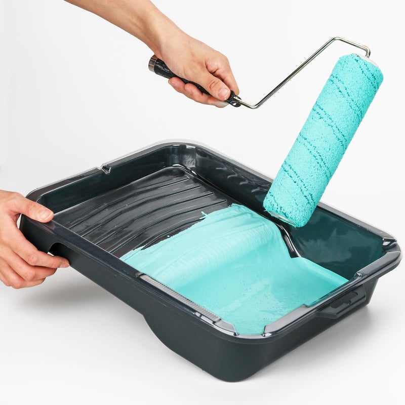 PinStone 18 Pack 9" x 1/2" Nap Microfiber Paint Roller Covers, Lint-Free Microfiber Covers Refills, Naps for 9 Inch Roller Frame, Ideal for All Paints and Stains, House Painting Supplies - Image 5