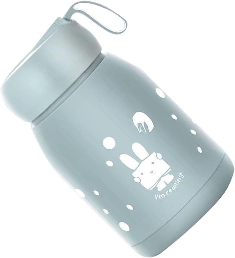 ZJchao Bunny Water For Girls, Bunny Water For Kids 330ml Double Layer Insulated Mug Pink Coffee Cups With Lids With a Capacity of 330ml and Easy to Design (Blue) - Image 2