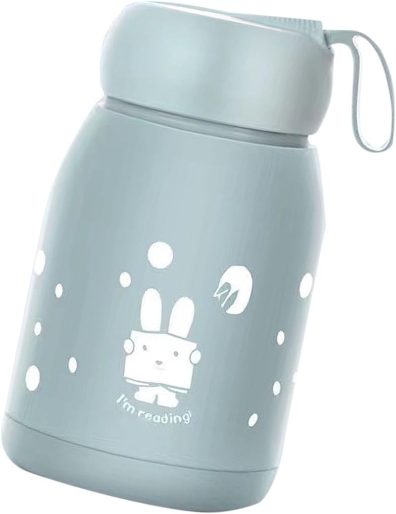 ZJchao Bunny Water For Girls, Bunny Water For Kids 330ml Double Layer Insulated Mug Pink Coffee Cups With Lids With a Capacity of 330ml and Easy to Design (Blue) - Image 4