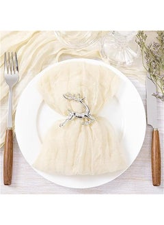 Beige Cheesecloth Napkins  Spring Napkins Set of 10 Boho Washable Dinner Table Napkins for Wedding Party Baby Shower Birthday Party Decor - pzsku/Z47409F705F39EE4FD586Z/45/_/1740570572/44bd636a-6bd9-49f7-bfad-5c9fdb73a883