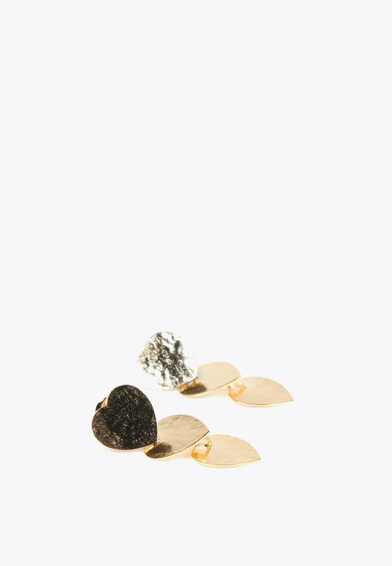 Lola Casademunt Earrings with hearts
