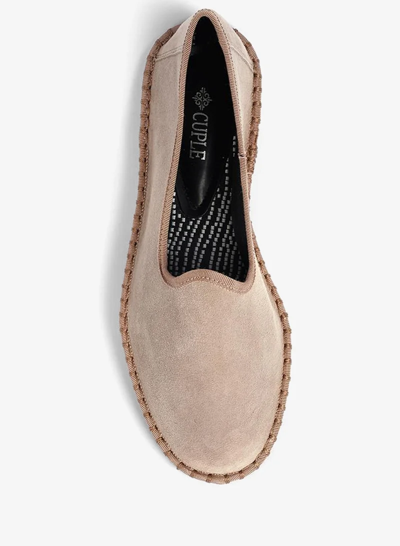 Cuple Mink Smart Casual Suede Loafers for Women | Best Price UAE