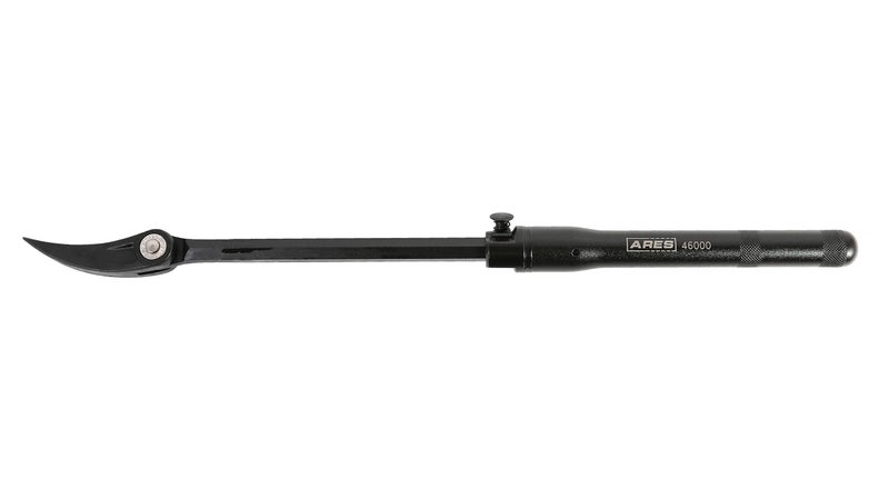 ARES 46000-13.3-Inch to 18.5-Inch Pry Bar - Indexable Bar, Extendable Reach - 14-Position Adjustable Angle Head - Chrome Vanadium Steel - Image 1