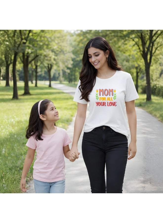 PRINTSHOP4ME Mothers Day Tshirt - Tshirt Gift from Kids Daughter Son - Best Mother's Day Tshirt - Best Mom Ever Tshirt - Gift for Mom - Image 3