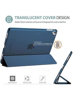 Procases Ipad Pro 12.9 2017 2015 Case Old Model 1St And 2Nd Gen Ultra Slim Lightweight Stand Smart Case Shell With Translucent Frosted Back Cover For Apple Ipad Pro 12.9 Inch Navy  - Image 3