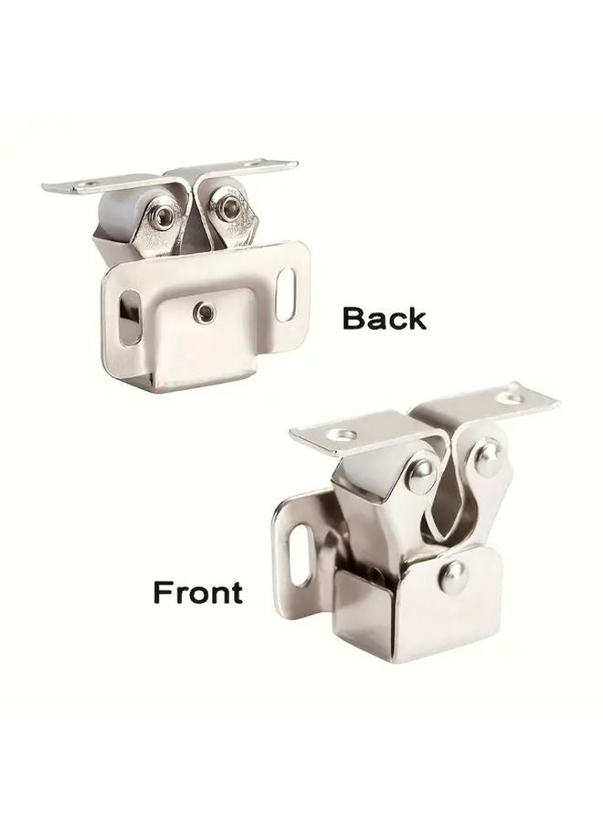 24 Pieces Heavy Duty Antique Bronze Cabinet Catches 4 Sets Magnetic Non Magnetic Hardware - Image 5